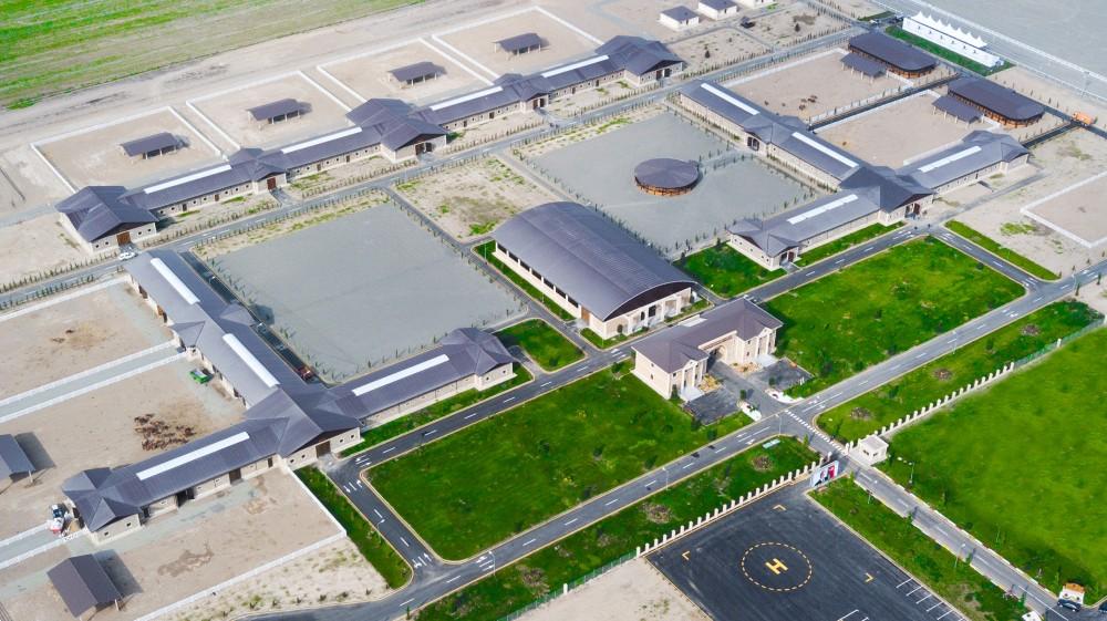 Президент Ильхам Алиев и Первая леди Мехрибан Алиева приняли участие в открытии Карабахского коневодческого комплекса (ФОТО)