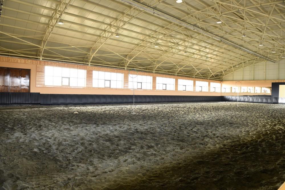 Президент Ильхам Алиев и Первая леди Мехрибан Алиева приняли участие в открытии Карабахского коневодческого комплекса (ФОТО)