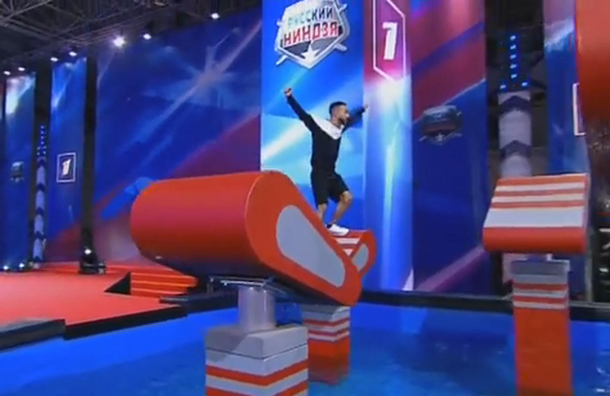 Азербайджанец - Русский ниндзя на Первом канале (ФОТО, ВИДЕО)