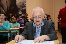 В Бакинском филиале МГУ имени М.В.Ломоносова прошел уникальный Международный географический диктант-2018 (ФОТО)