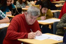 В Бакинском филиале МГУ имени М.В.Ломоносова прошел уникальный Международный географический диктант-2018 (ФОТО)