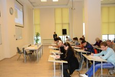 В Бакинском филиале МГУ имени М.В.Ломоносова прошел уникальный Международный географический диктант-2018 (ФОТО)