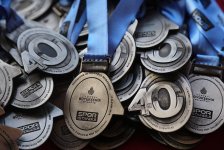 Азербайджанка пробежала по Босфорскому мосту из Азии в Европу, установив рекорд  (ФОТО)