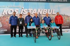 Азербайджанка пробежала по Босфорскому мосту из Азии в Европу, установив рекорд  (ФОТО)