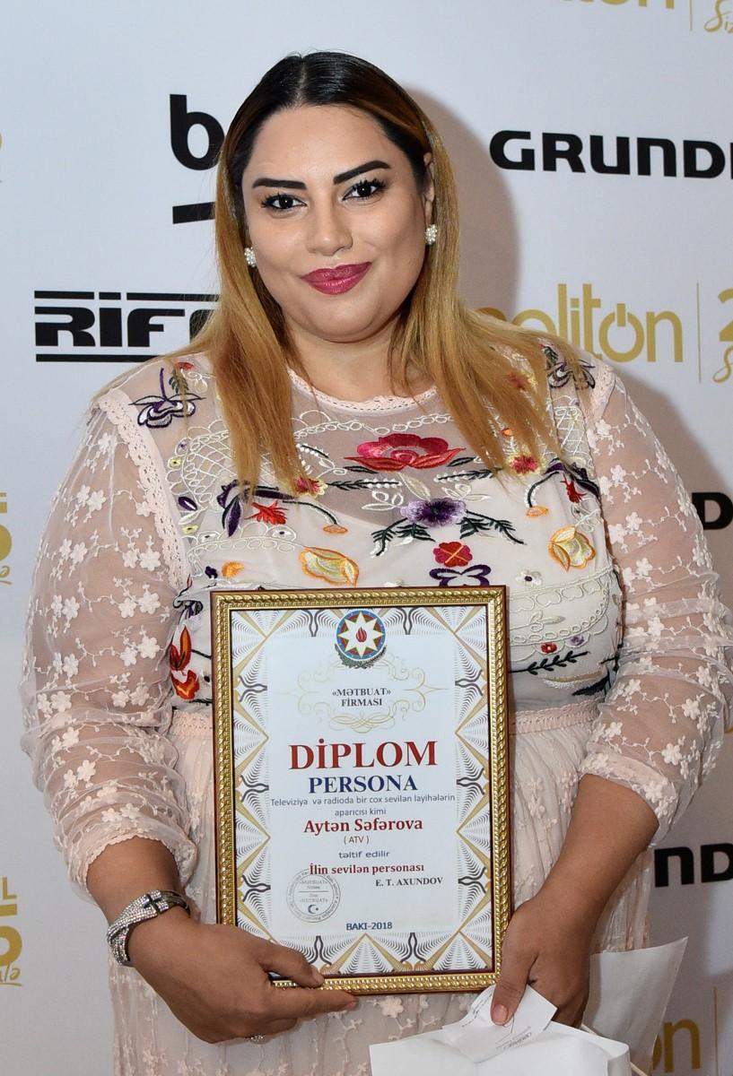 В Баку названы лучшие радио- и телеведущие (ФОТО)