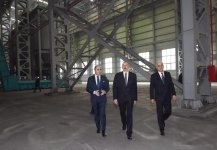 Президент Ильхам Алиев принял участие в открытии завода цветных металлов и ферросплавов в Сумгайыте (ФОТО)