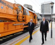 Президент Ильхам Алиев принял участие в открытии комплекса железнодорожного вокзала Сумгайыта (ФОТО)