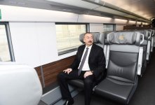 Президент Ильхам Алиев принял участие в открытии комплекса железнодорожного вокзала Сумгайыта (ФОТО)