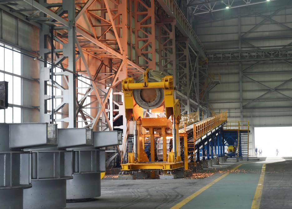 Президент Ильхам Алиев принял участие в открытии завода цветных металлов и ферросплавов в Сумгайыте (ФОТО)