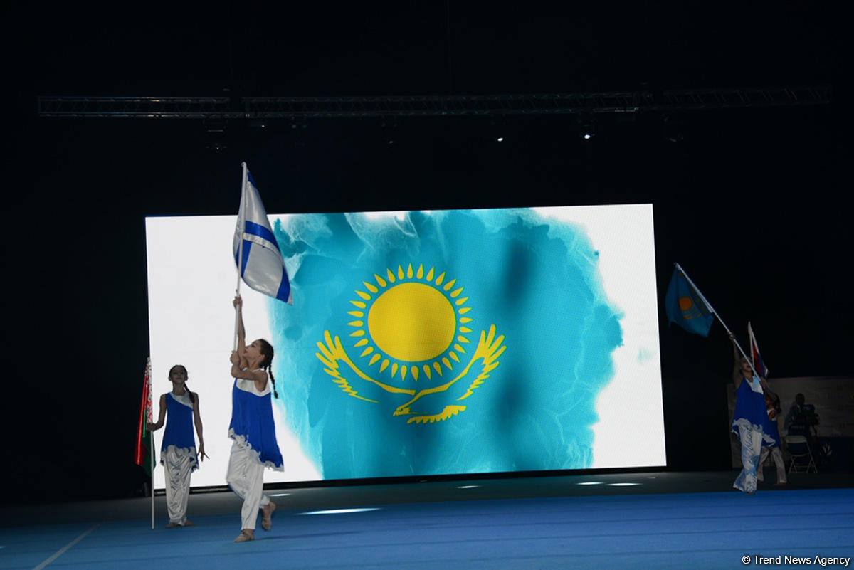 В Баку прошла церемония открытия Кубка мира по акробатической гимнастике (ФОТОРЕПОРТАЖ)