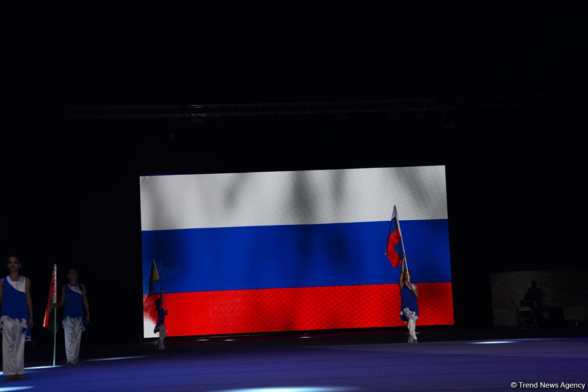 В Баку прошла церемония открытия Кубка мира по акробатической гимнастике (ФОТОРЕПОРТАЖ)