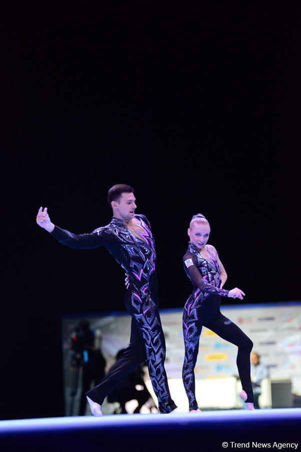 В Баку прошла церемония открытия Кубка мира по акробатической гимнастике (ФОТОРЕПОРТАЖ)