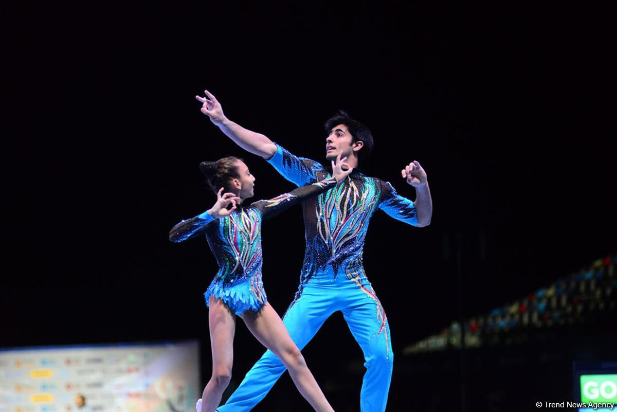 В Баку прошла церемония открытия Кубка мира по акробатической гимнастике (ФОТОРЕПОРТАЖ)