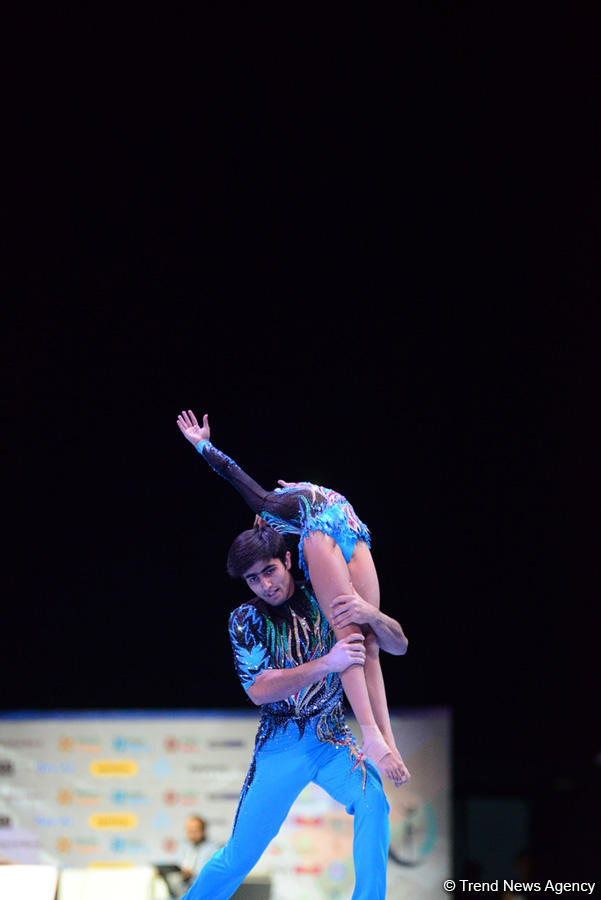 В Баку прошла церемония открытия Кубка мира по акробатической гимнастике (ФОТОРЕПОРТАЖ)