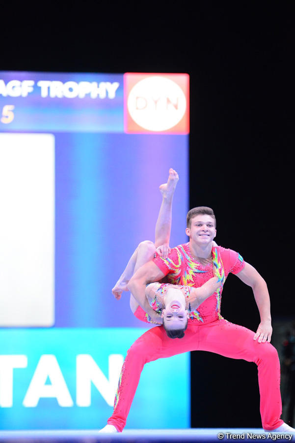 В Баку прошла церемония открытия Кубка мира по акробатической гимнастике (ФОТОРЕПОРТАЖ)