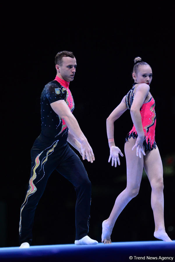 В Баку прошла церемония открытия Кубка мира по акробатической гимнастике (ФОТОРЕПОРТАЖ)