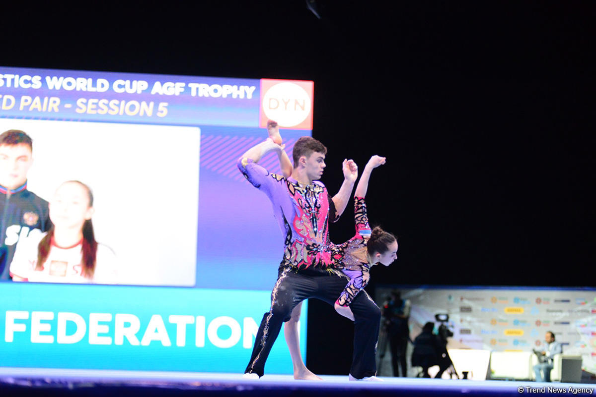 В Баку прошла церемония открытия Кубка мира по акробатической гимнастике (ФОТОРЕПОРТАЖ)