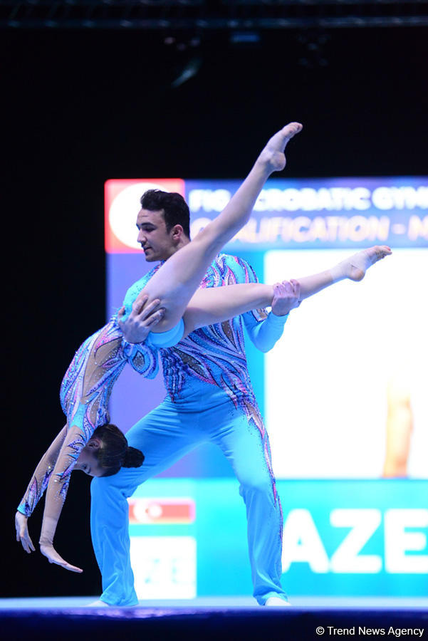 В Баку прошла церемония открытия Кубка мира по акробатической гимнастике (ФОТОРЕПОРТАЖ)