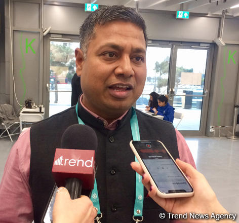 Посол Индии: Церемония открытия Кубка мира по акробатической гимнастике в Баку организована на очень высоком уровне