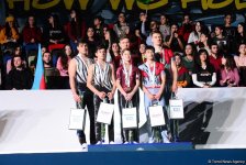 Состоялась церемония награждения победителей и призеров Кубка мира по акробатической гимнастике в Баку (ФОТО)