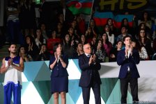 Состоялась церемония награждения победителей и призеров Кубка мира по акробатической гимнастике в Баку (ФОТО)