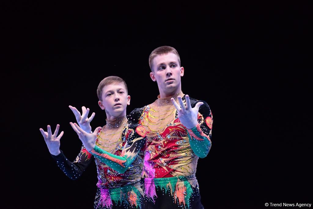 Стартовали финалы Кубка мира по акробатической гимнастике в Баку (ФОТО)