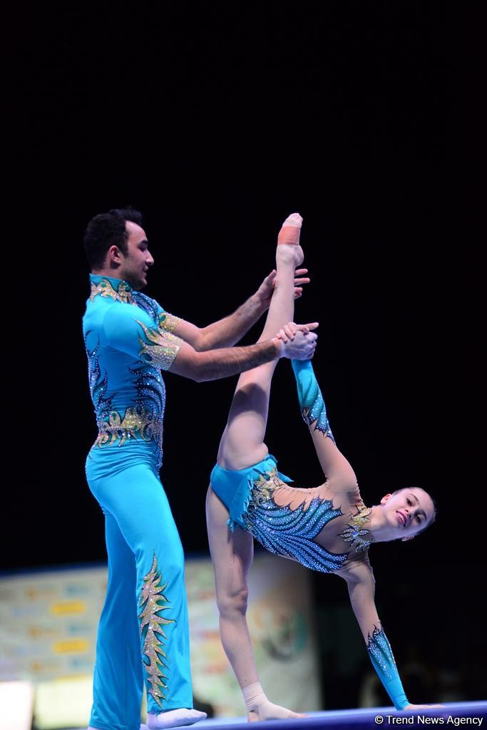 Лучшие моменты последнего дня Кубка мира по акробатической гимнастике в Баку (ФОТОРЕПОРТАЖ)