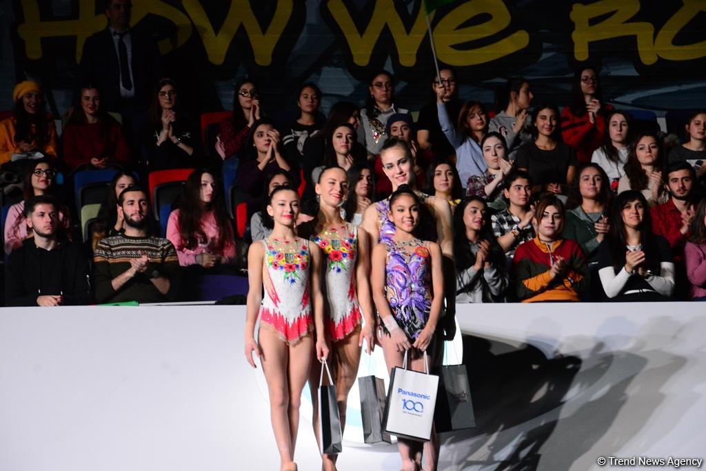 Состоялась церемония награждения победителей и призеров Кубка мира по акробатической гимнастике в Баку (ФОТО)