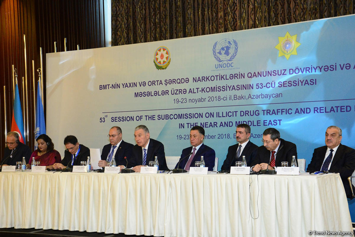 В Баку проходит сессия подкомиссии ООН по незаконному обороту наркотиков на Ближнем и Среднем Востоке (ФОТО)