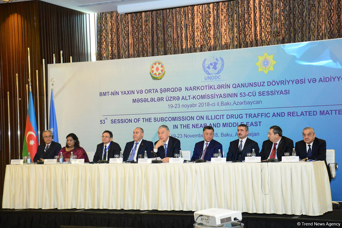В Баку проходит сессия подкомиссии ООН по незаконному обороту наркотиков на Ближнем и Среднем Востоке (ФОТО)