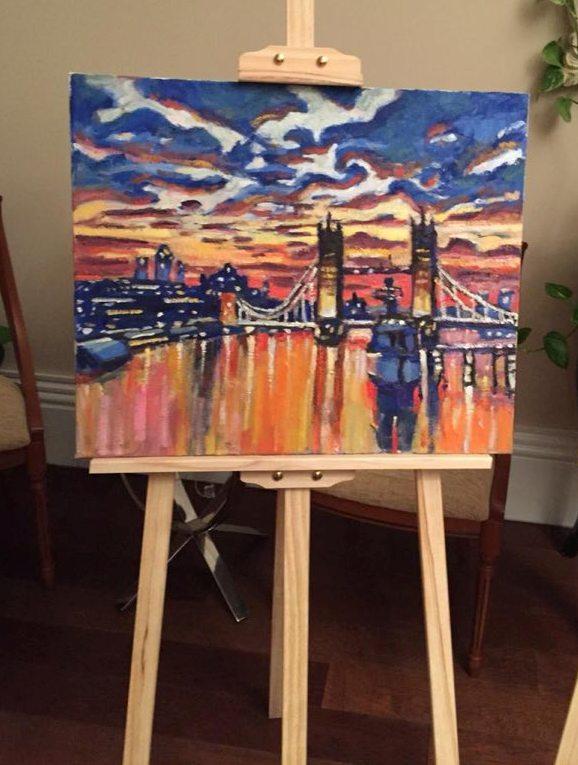 Посол Великобритании пригласила домой азербайджанских художников (ФОТО)