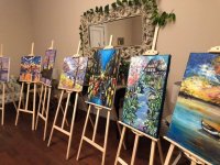 Посол Великобритании пригласила домой азербайджанских художников (ФОТО)