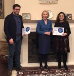 Посол Великобритании пригласила домой азербайджанских художников (ФОТО)