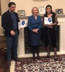 Посол Великобритании пригласила домой азербайджанских художников (ФОТО)