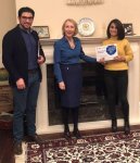 Посол Великобритании пригласила домой азербайджанских художников (ФОТО)