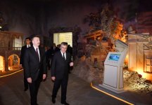 Президент Ильхам Алиев посетил мемориальный комплекс «Народная память» в Ашхабаде (ФОТО)