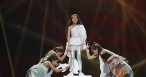 Вторая репетиция Фидан Гусейновой в Минске (ФОТО)