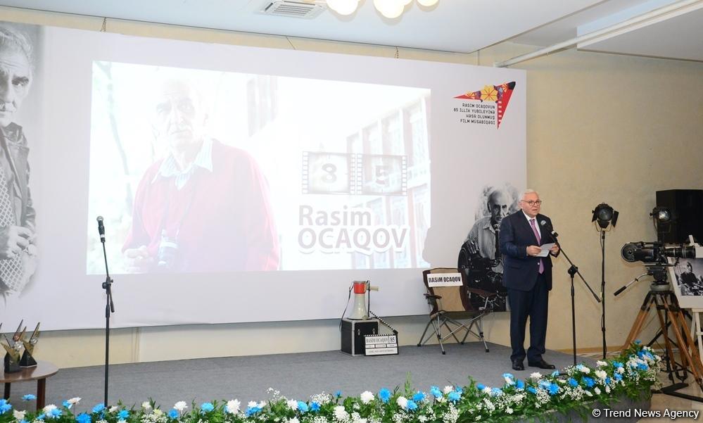 В Шеки прошла церемония награждения победителей конкурса фильмов и фоторабот в честь 85-летнего юбилея Расима Оджагова (ФОТО)