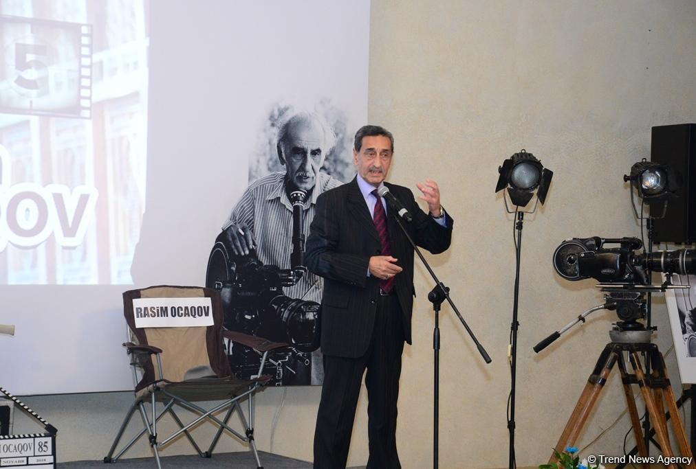 В Шеки прошла церемония награждения победителей конкурса фильмов и фоторабот в честь 85-летнего юбилея Расима Оджагова (ФОТО)