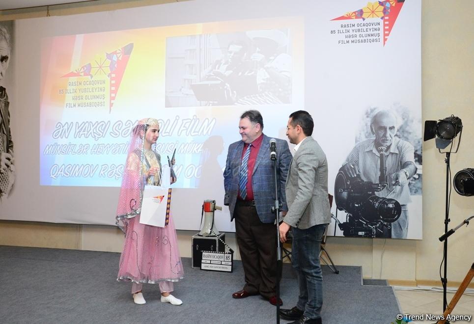 В Шеки прошла церемония награждения победителей конкурса фильмов и фоторабот в честь 85-летнего юбилея Расима Оджагова (ФОТО)