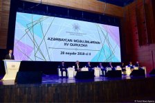 В Баку завершил свою работу XV съезд азербайджанских учителей (ФОТО)