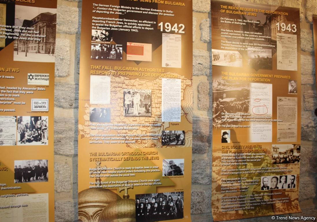 В Баку открылась экспозиция, посвященная спасению евреев от нацистских лагерей смерти (ФОТО)