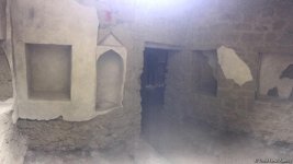 В Ичеришехер продолжается реконструкция средневековой бани (ФОТО)