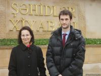 Потомки брата Узеира Гаджибейли из Франции почтили память азербайджанских шехидов (ФОТО)