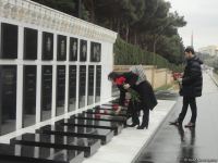 Потомки брата Узеира Гаджибейли из Франции почтили память азербайджанских шехидов (ФОТО)