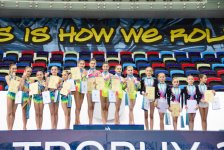 Состоялась церемония награждения победителей в групповых упражнениях 25-го первенства Азербайджана по художественной гимнастике (ФОТО)