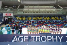 Состоялась церемония награждения победителей в групповых упражнениях 25-го первенства Азербайджана по художественной гимнастике (ФОТО)