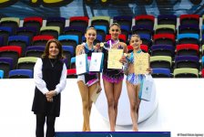 Прошла церемония награждения призеров второго дня 25-го первенства Азербайджана по художественной гимнастике (ФОТО)