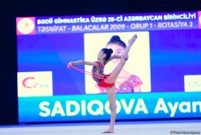 Стартовал третий день соревнований 25-го первенства Азербайджана по художественной гимнастике (ФОТО)