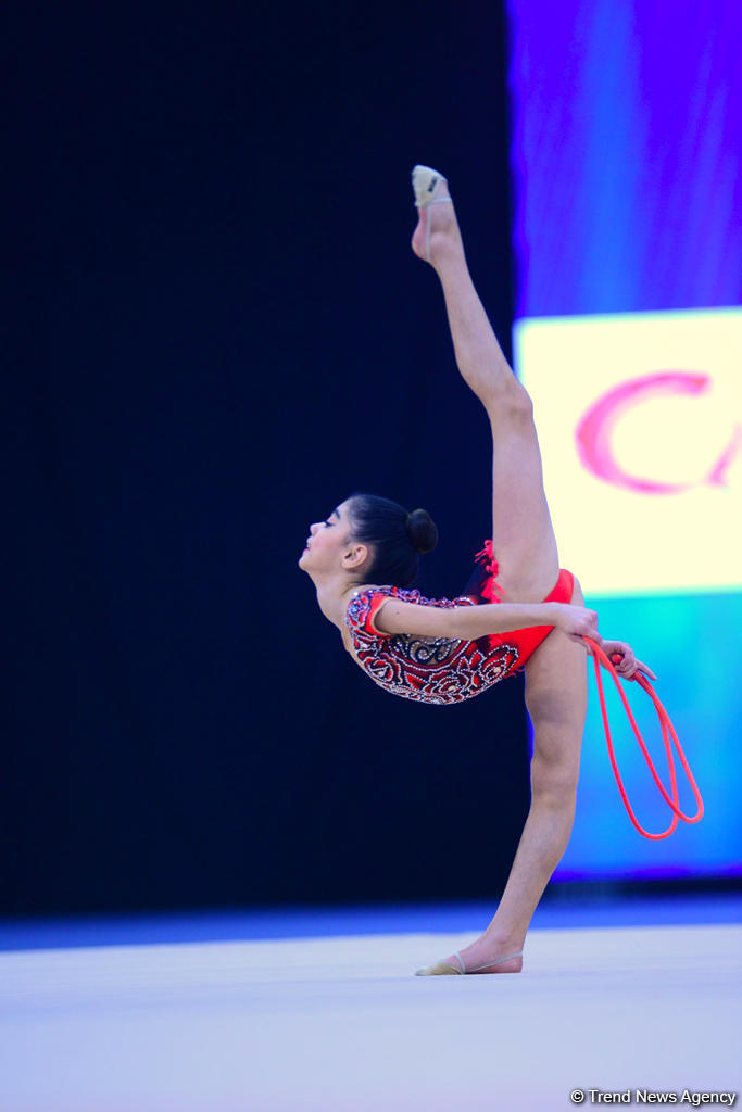 Стартовал третий день соревнований 25-го первенства Азербайджана по художественной гимнастике (ФОТО)
